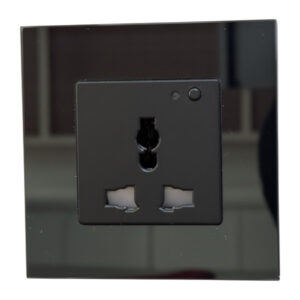Africab Smart 16A Single Universal Switch Black AF-WIFI-UN-BK