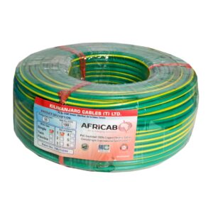 Africab Single Wire 10 sq.mm Green 100m