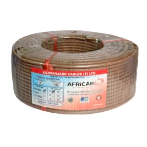 Africab Single Wire 10 sq.mm Brown 100m