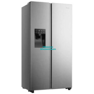 Hisense 474L Side By Side Fridge | No Frost | Brushed Stainless Steel | H690SS-IDL