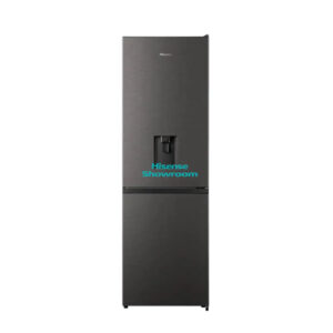 Hisense 350L Double Door Fridge + Water Dispenser | Frost | Titanium INOX | H450BIT-WD