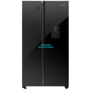 Hisense 529L Side by Side Fridge + Water Dispenser | No Frost | Black Mirror | RS5P558NMSG