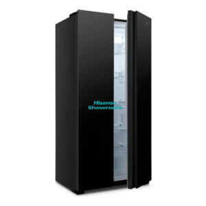 Hisense 428L Side by Side Fridge | No Frost | Black | RS3N428NAB