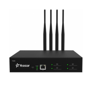 Yeastar VoIP GSM gateway with 4 channels providing GSM network connectivity