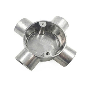 Tronic Junction Circular Box G.I 4 Way