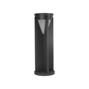 Tronic Black Garden Bollard