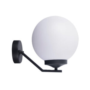 Tronic Globe Black Wall Light