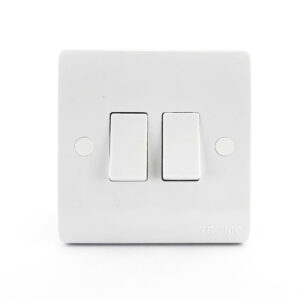 Tronic 2 Gang 1 Way Switch Standard