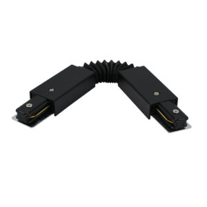 Tronic Black Tracklight Connector with 2 Wires