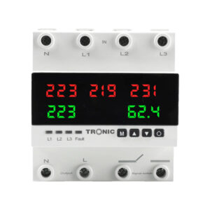 Tronic Automatic Phase Selector – 100A, 3-Phase + Neutral, Digital Control CO APS5-100