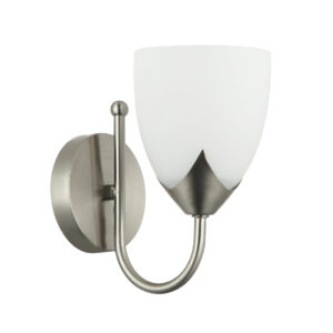 Tronic Elegant Silver and White Wall Lamp