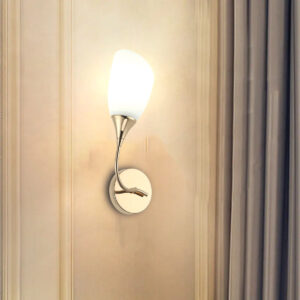 Tronic Elegant Wall Light – Gold Finish with Frosted Glass Shade