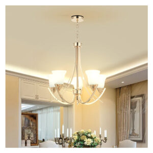 Tronic Chandelier Light Pendant Lamp Golden E27 Bulb 5 Lamp