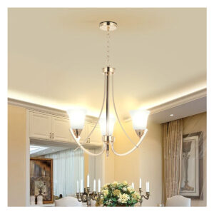 Tronic Chandelier Light Pendant Lamp Golden E27 Bulb 3 Lamp