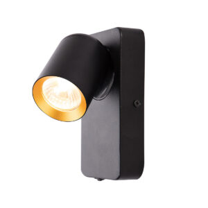 Tronic Wall Lamp Round Black
