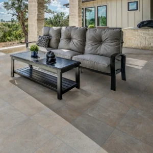 CTM Kilimanjaro Makena Greige Stone Matt Porcelain Floor Tile - 420 x 420mm