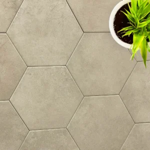 CTM X - Hexa Murray Nude Porcelain Floor Tile - 258 x 290 mm