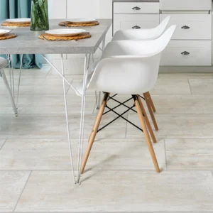 CTM Kilimanjaro Edge Outeniqua White Rectified Matt Porcelain Floor Tile - 300 x 1000mm