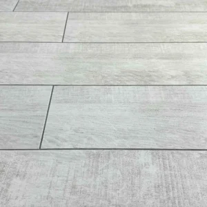 CTM Barnwood Whitewashed EcoTec Matt Rectified Glazed Porcelain Floor Tile - 895 x 220mm