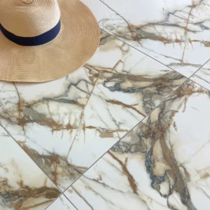 CTM X - Gabriel Gold EcoTec Rectified Matt Hard Body Ceramic Floor Tile - 600 x 600mm