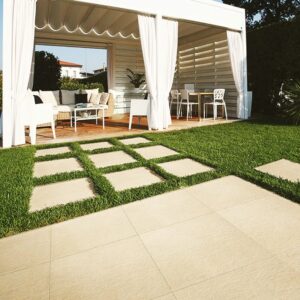 CTM Sand Stone Light Beige Ceramic Floor Tile - 600 x 600mm