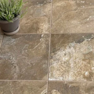 CTM Kilimanjaro Warthog Slate Taupe Matt Porcelain Floor Tile - 420 x 420mm