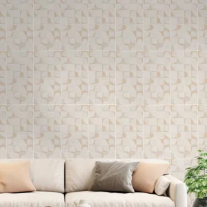 CTM Pulse Bone Geometrica Matt Ceramic Wall Tile - 300 X 600mm