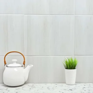 CTM Silver Birch White Matt Ceramic Wall Tile - 400 x 250mm