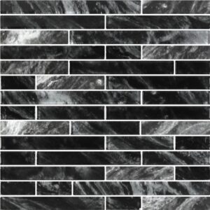 CTM Pallisandro Black Glass Mosaic - 300 x 300mm