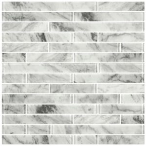 CTM Pallisandro White Glass Mosaic - 300 x 300mm