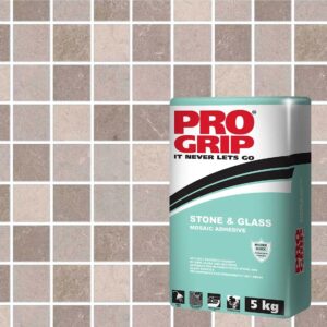 CTM Pro Grip White Mosaic Adhesive & Grout - 5 Kg